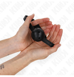 KINK Simplicity breathable ball gag 4,5 cm with strap – image 2