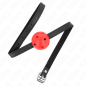 KINK Simplicity rode ademende ball gag van 4,5 cm – foto 2
