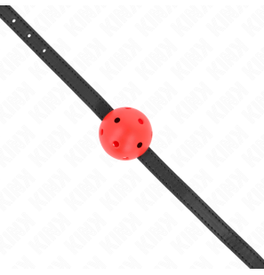 KINK Simplicity rode ademende ball gag van 4,5 cm – foto 4