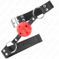 Adjustable 4 cm ball gag with breathing opening – image 2 Adjustable 4 cm ball gag with breathing opening – image 2