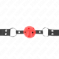 Adjustable 4 cm ball gag with breathing opening – image 3 Adjustable 4 cm ball gag with breathing opening – image 3