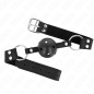 Adjustable breathable ball gag, 4 cm – black – image 1
