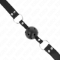 Adjustable breathable ball gag, 4 cm – black – image 4
