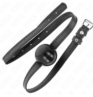 Kleine ball gag van 4 cm met verstelbare band – foto 2