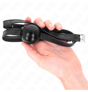 Small 4 cm ball gag with adjustable strap – image 4