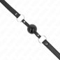 KINK TPE balgag van 4 cm met zwart hangslot en band – foto 4 KINK TPE balgag van 4 cm met zwart hangslot en band – foto 4