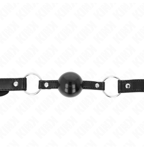 KINK Black TPE Ball Gag 4 cm – 60 x 2 cm – image 3