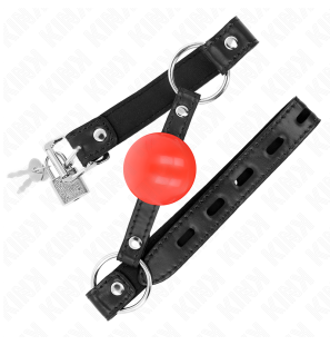Rode balgag van TPE met baldiameter van 4 cm – foto 2