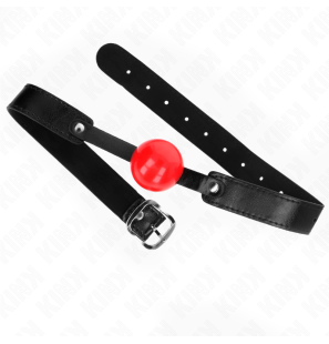 Weicher TPE-Ballknebel 4 cm mit verstellbarem Riemen – Bild 2