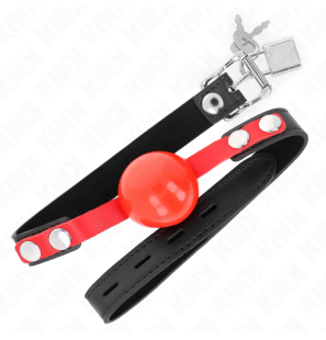 KINK weicher TPE-Ballknebel mit 4 cm und verstellbarem Riemen – Bild 2