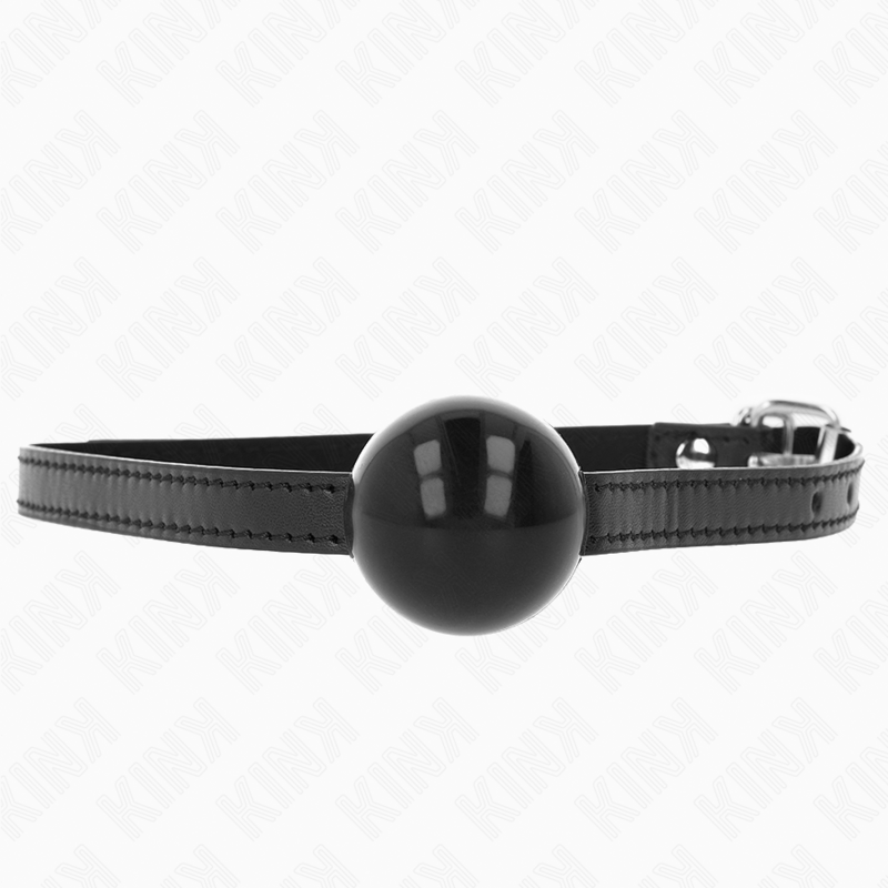 KINK zwarte balgag voor volwassenen 4 cm – foto 1