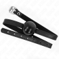 Bâillon boule noir KINK pour adultes 4 cm – photo 2
