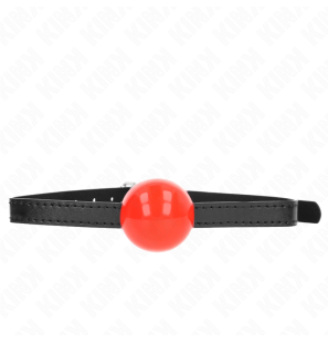 Czerwony knebel kulkowy KINK z kulą 4 cm – zdjęcie 1