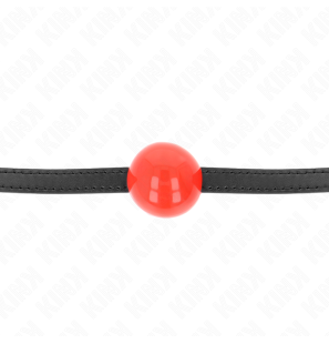 KINK Red Ball Gag with 4 cm Ball – image 3