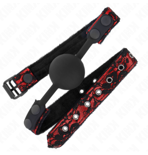 KINK Scandal siliconen bal gag 4 cm voor volwassenen – foto 2