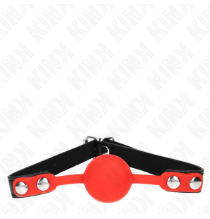 Roter Silikon-Kugelgag 4 cm KINK – Bild 2