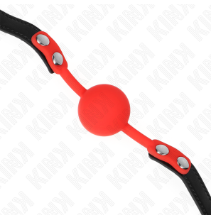 Rode siliconen balgag 4 cm KINK – foto 3