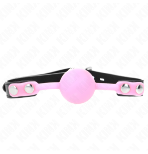 Light-up silicone ball gag, 4 cm, 60 x 2 cm – image 1