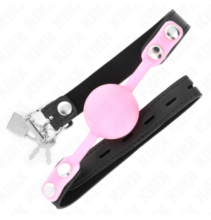 Light-up silicone ball gag, 4 cm, 60 x 2 cm – image 2