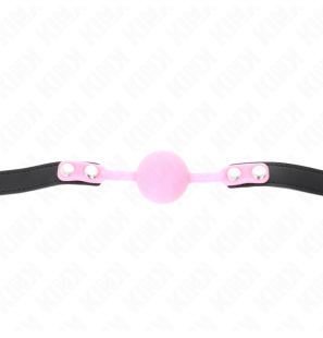 Light-up silicone ball gag, 4 cm, 60 x 2 cm – image 3