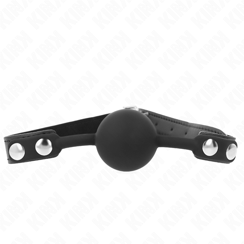 Bâillon boule en silicone 4 cm avec sangle réglable – Modèle 1 – photo 1