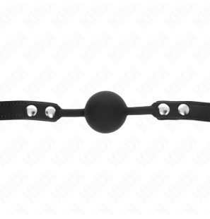Bâillon boule en silicone 4 cm avec sangle réglable – Modèle 1 – photo 3