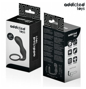 Addicted Toys anale plug met ring Model 3 van siliconen – foto 6