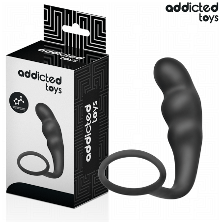 Addicted Toys anale plug met ring van siliconen Model 4
