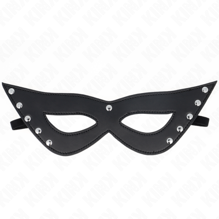 BDSM Mask with 5 Rivets, 28 x 8 cm – image 2