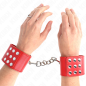 Adjustable Red Wristbands for Adults 19-24 cm – image 1