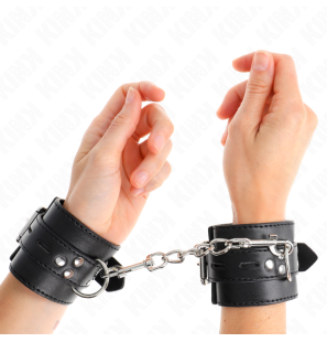 KINK bracelets de poignet noirs réglables pour adultes 17-28 cm – photo 1