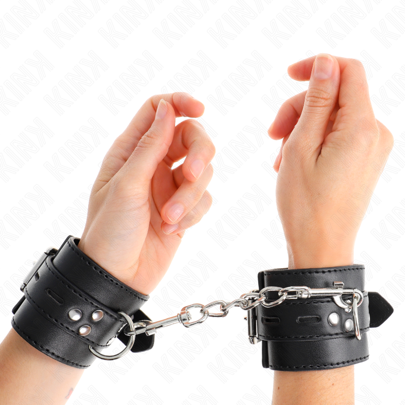 KINK bracelets de poignet noirs réglables pour adultes 17-28 cm – photo 1