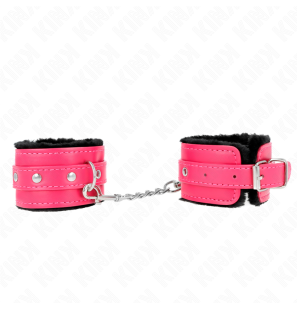 Bracelets de poignet rembourrés KINK avec bande fuchsia réglable 17-29 cm – photo 2