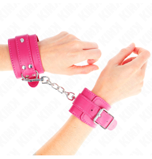 Verstelbare fuchsia polsbandjes voor volwassenen 20-28 cm – foto 1