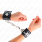 Bracelets de poignet noirs réglables avec cadenas 16-23 cm – photo 1