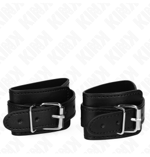 Lockable Adjustable Wrist Cuffs, Black, 21-28 cm – image 2