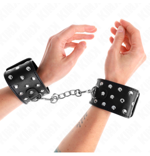 Bracelets de poignet ajustables pour adultes, style punk 19-24 cm – photo 1