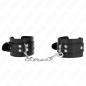 Bracelets de poignet noirs réglables 20-23 cm pour adultes – photo 2