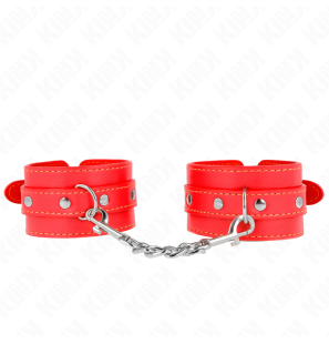 Adjustable red wrist straps 21-33 cm – image 2
