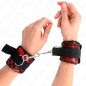 Bracelets de poignet KINK rouges et noirs au design Scandal – photo 1