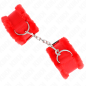 Adjustable wrist cuffs with red lining 17-31 cm – image 3