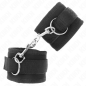 Bracelets de poignet réglables en nylon noir 18-35 cm – photo 3