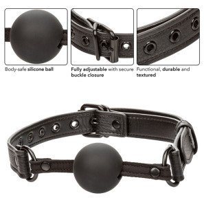 Calexotics Nocturnal Black Silicone Ball Gag 3,75 cm – image 4