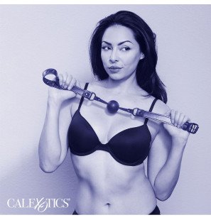 Calexotics Nocturnal Ballknebel aus schwarzem Silikon 3,75 cm – Bild 5