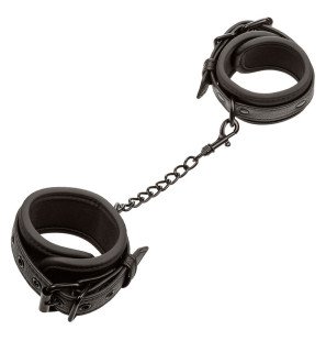 Verstellbare Lederhandfesseln, schwarz, von CalExotics – Bild 1