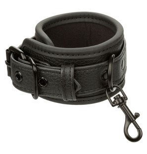 Verstellbare Lederhandfesseln, schwarz, von CalExotics – Bild 3