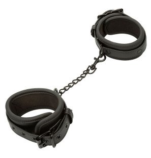 Calexotics, manchettes de cheville réglables en cuir noir – photo 1