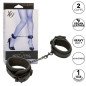 Calexotics, manchettes de cheville réglables en cuir noir – photo 2