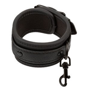 Calexotics, manchettes de cheville réglables en cuir noir – photo 3