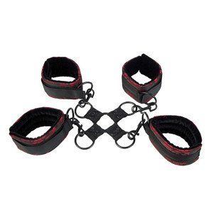 CALEXOTICS Scandal handboeien voor bondage met hog-tie-ontwerp – foto 1